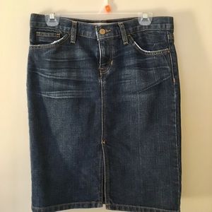 Fitted Gap jean skirt